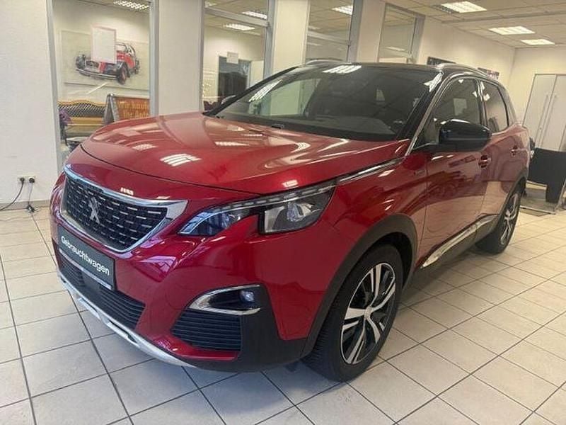 Rot Gebraucht 2018 Peugeot 3008 Allure Limousine | 18.999 € (Fairer Preis) - Bild 1/4