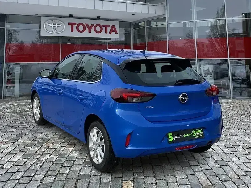 Gebraucht Opel Corsa Elegance 101 PS (74 kW) 2023 Perl blau/voltaik blau Kleinwagen