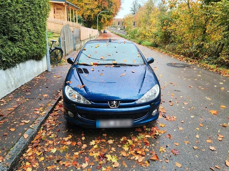 Blau Gebraucht 2006 Peugeot 206 CC Cabrio | 599 € (Superpreis) - Bild 1/4