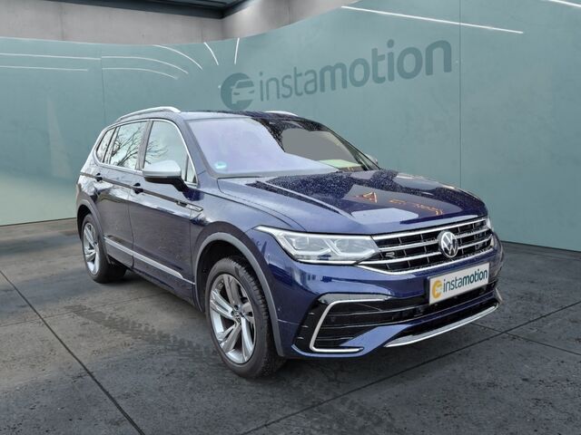 Blau Gebraucht 2022 VW Tiguan R-line SUV | 41.790 € - Bild 1/2