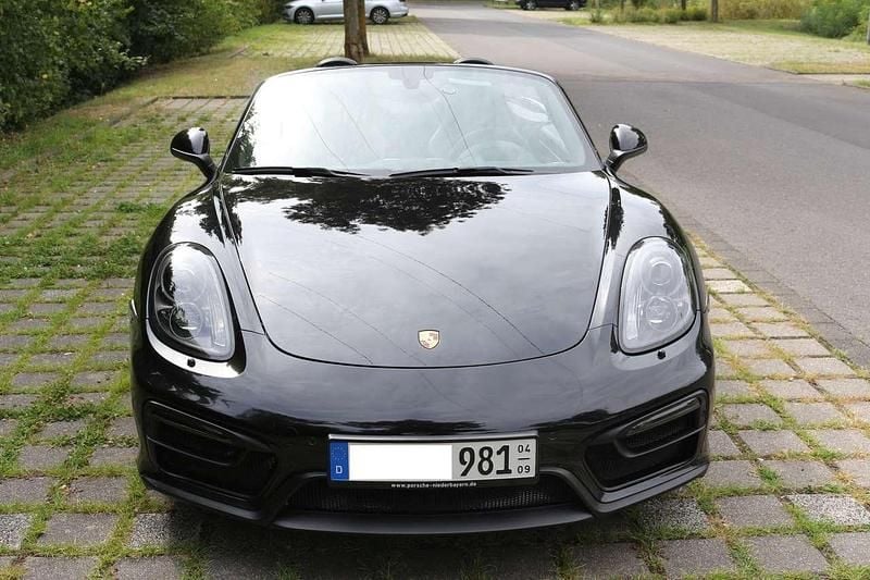 Schwarz Gebraucht 2015 Porsche Boxster GTS Cabrio | 76.900 € (Guter Preis) - Bild 1/4