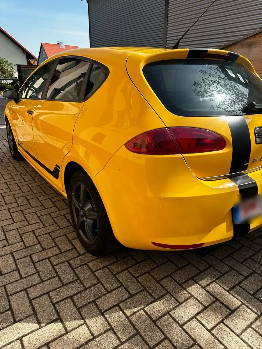 Gebraucht Seat Leon 85 PS (62 kW) 2008 Gelb Kleinwagen