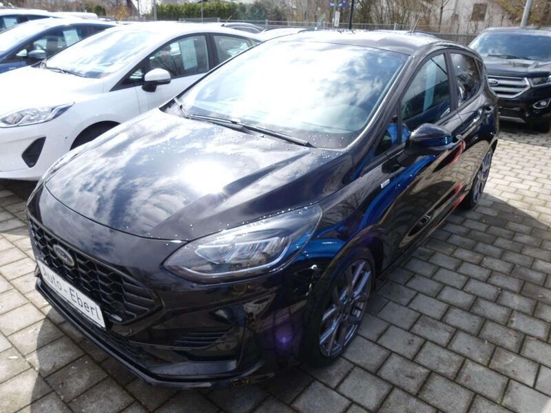 Schwarz Gebraucht 2023 Ford Fiesta ST-Line Kleinwagen | 18.445 € (Fairer Preis) - Bild 1/4
