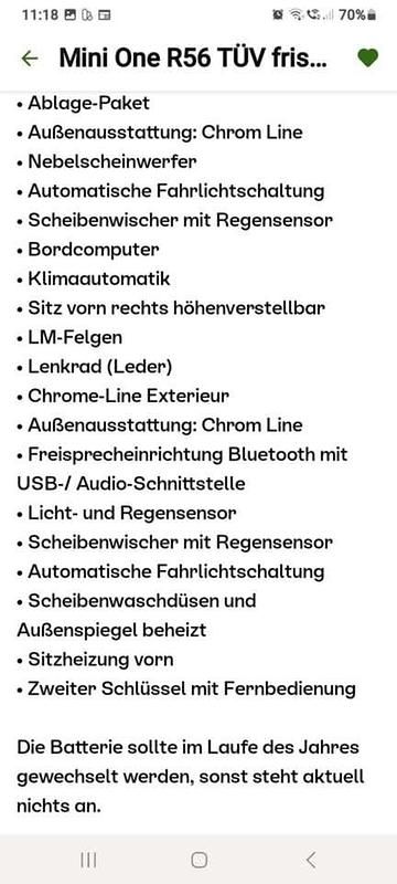 Gebraucht Mini ONE 98 PS (72 kW) 2010 Kleinwagen