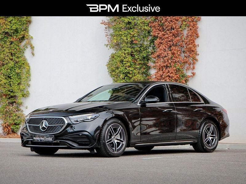 Schwarz Gebraucht 2024 Mercedes E220 AMG line Limousine | 68.900 € - Bild 1/4