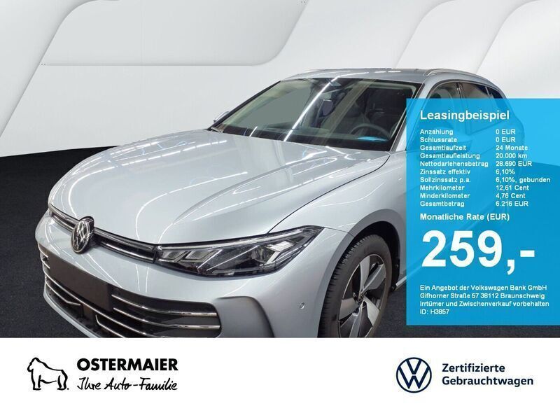 Oryxweiß perlmutteffekt Gebraucht 2024 VW Passat Business Kombi | 29.799 € (Superpreis) - Bild 1/4