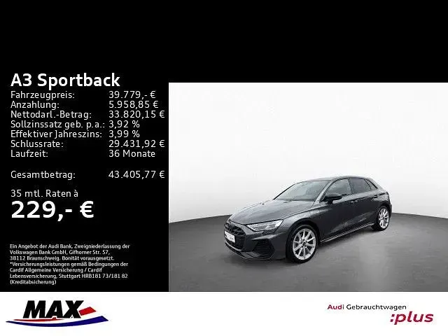 Gebraucht Audi A3 S-Line 204 PS (150 kW) 2025 Grau Limousine