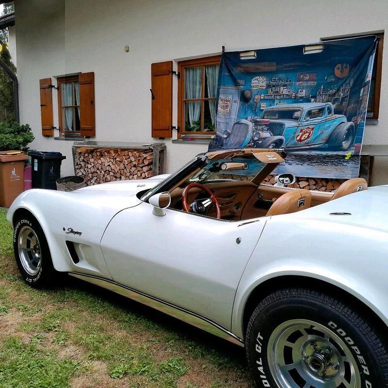 Second-hand Corvette C3 200 CP (147 kW) 1975 Alb Cabrio