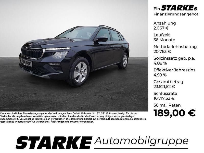 Schwarz Gebraucht 2025 Skoda Kamiq Selection SUV | 23.340 € (Fairer Preis) - Bild 1/4