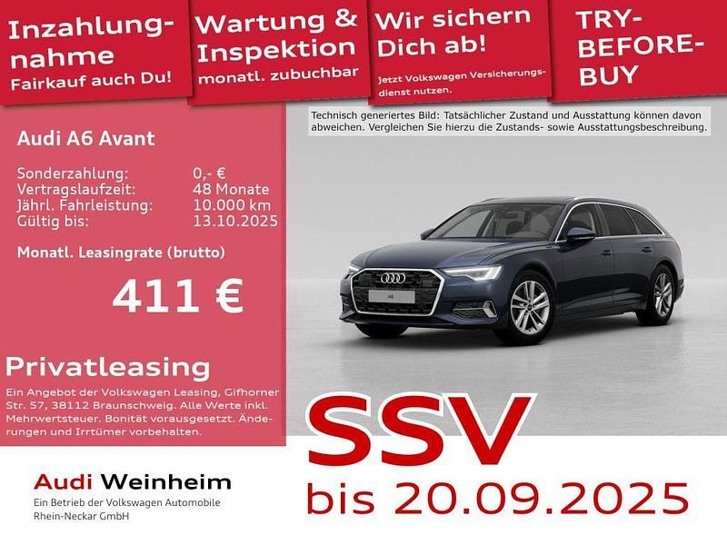 Firmamentblau metallic Gebraucht 2023 Audi A6 Sport Kombi | 42.992 € (Superpreis) - Bild 1/2