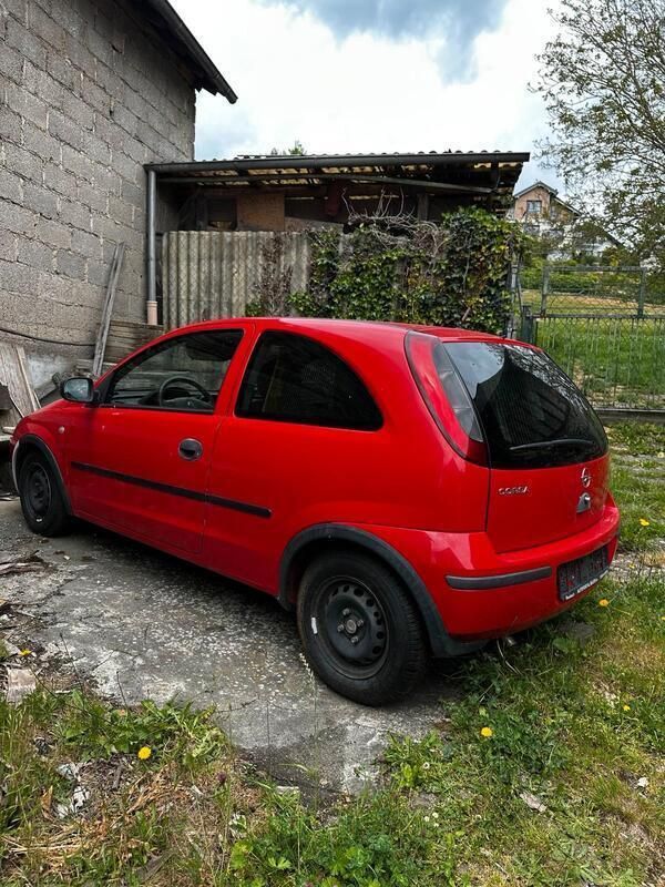Rot Gebraucht 2004 Opel Corsa Kleinwagen | 600 € (Superpreis) - Bild 1/4