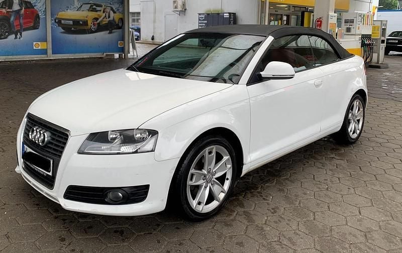 Weiß Gebraucht 2008 Audi A3 Cabriolet Cabrio | 5.200 € (Guter Preis) - Bild 1/4
