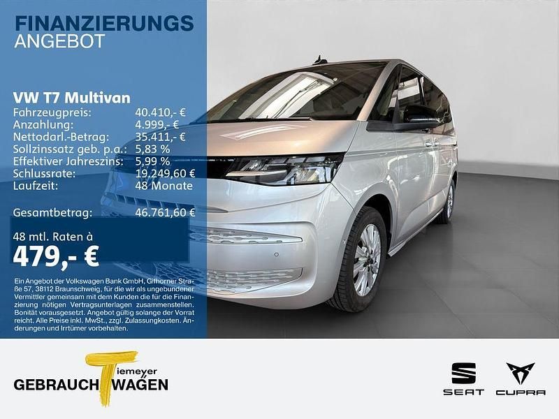 Gebraucht VW Multivan Basis 218 PS (160 kW) 2022 Silber Van