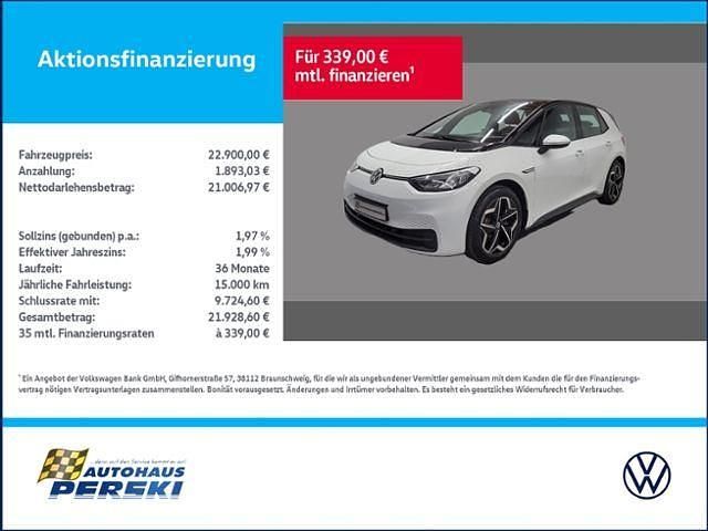 Weiß Gebraucht 2021 VW ID.3 Pro Performance Kleinwagen | 22.900 € (Fairer Preis) - Bild 1/4