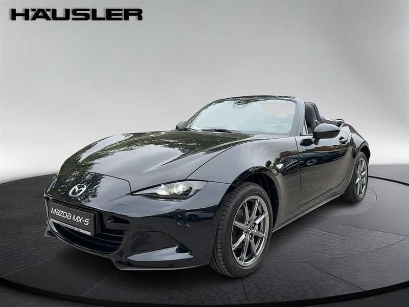 Jet black Neu 2025 Mazda MX5 Exclusive-Line Cabrio | 29.490 € (Superpreis) - Bild 1/4