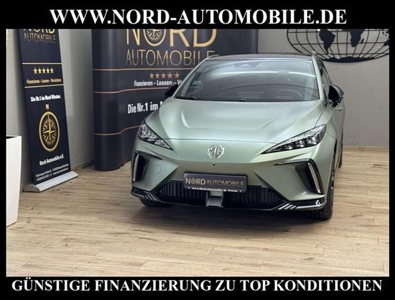 Hunter green (metallic) Gebraucht 2023 MG MG4 EV Kleinwagen | 28.850 € (Fairer Preis) - Bild 1/3