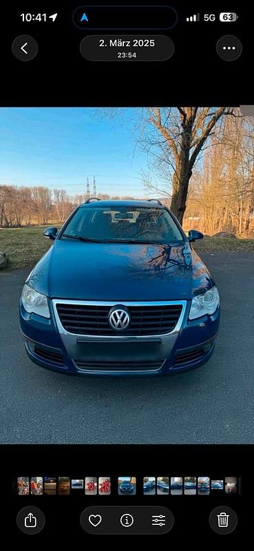 Usata VW Passat 145 CV (106 kW) 2006 Blu Station wagon