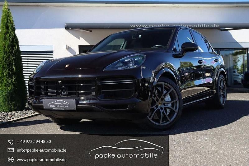 Schwarz Gebraucht 2018 Porsche Cayenne Turbo Chrono SUV | 53.895 € - Bild 1/4