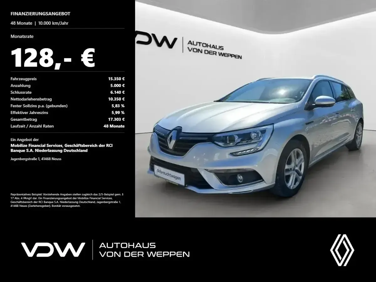 Gebraucht Renault Mégane GrandTour Business 140 PS (102 kW) 2019 Kombi