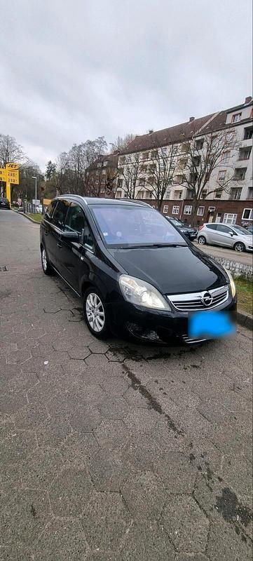 Gebraucht Opel Zafira 115 PS (84 kW) 2008 Schwarz Van / Kleinbus