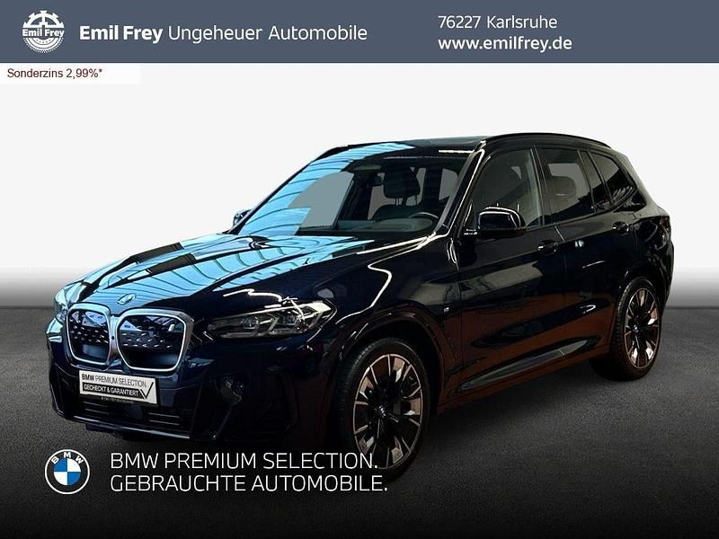 Gebraucht BMW iX3 Impressive 210 kW (286 PS) 2022 M carbonschwarz metallic SUV