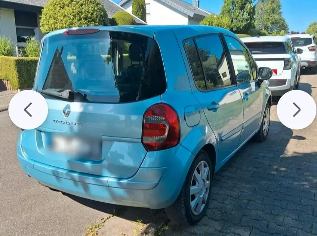 Gebraucht Renault Modus Dynamique 101 PS (74 kW) 2009 Blau Van / Kleinbus