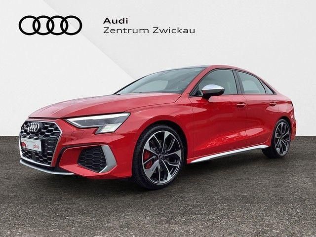 Tangorot metallic Gebraucht 2022 Audi S3 Ambiente Limousine | 38.490 € (Guter Preis) - Bild 1/4
