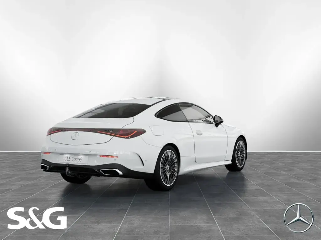 Gebraucht Mercedes CLE450 Night 381 PS (280 kW) 2024 Unilack polarweiß Coupé