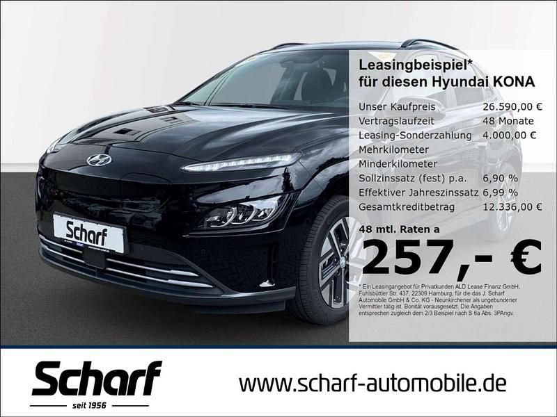 Schwarz Gebraucht 2022 Hyundai Kona Prime SUV | 26.590 € (Etwas zu teuer) - Bild 1/4