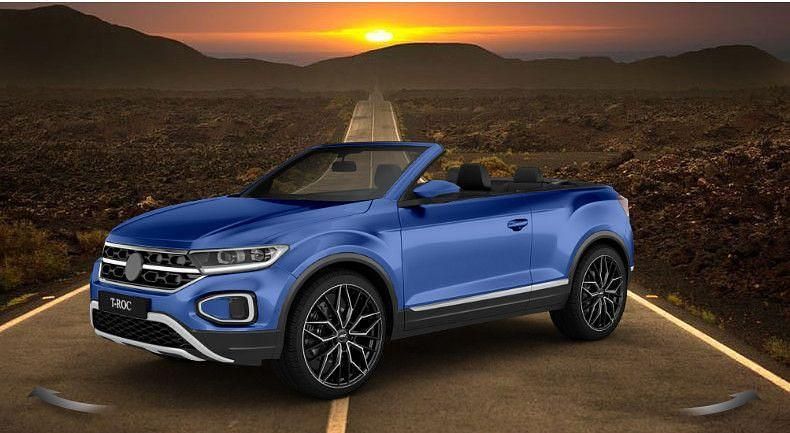 Gebraucht VW T-Roc Cabriolet Style 150 PS (110 kW) 2024 Blau Cabrio