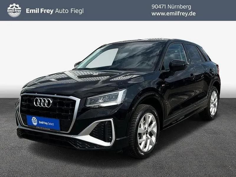 Mythosschwarz metallic Gebraucht 2023 Audi Q2 S-Line SUV | 26.850 € (Superpreis) - Bild 1/4