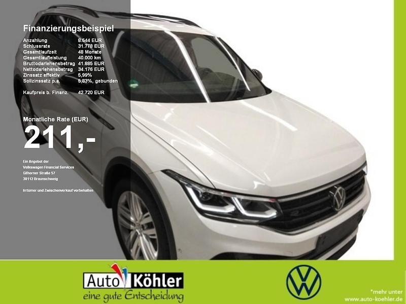 Gebraucht VW Tiguan R-line 243 PS (178 kW) 2023 Weiß SUV
