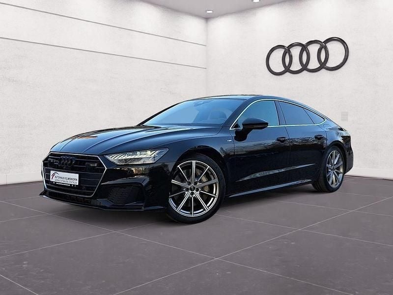 Gebraucht Audi A7 S-Line 299 PS (219 kW) 2022 Mythosschwarz metallic Limousine