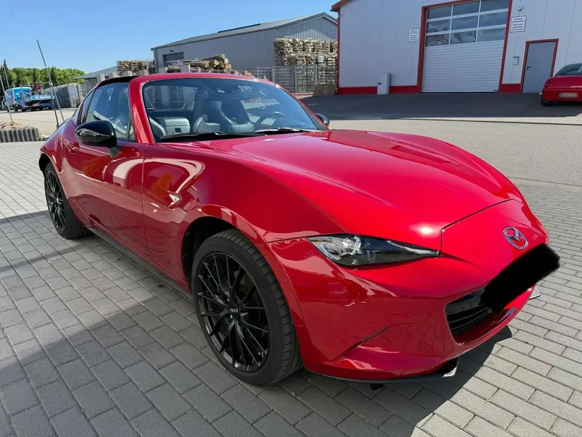 Usata Mazda MX5 160 CV (117 kW) 2017 Rosso Cabrio