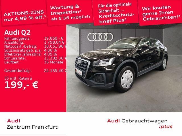 Brillantschwarz/brillantschwar Gebraucht 2022 Audi Q2 Comfort SUV | 19.850 € (Fairer Preis) - Bild 1/3