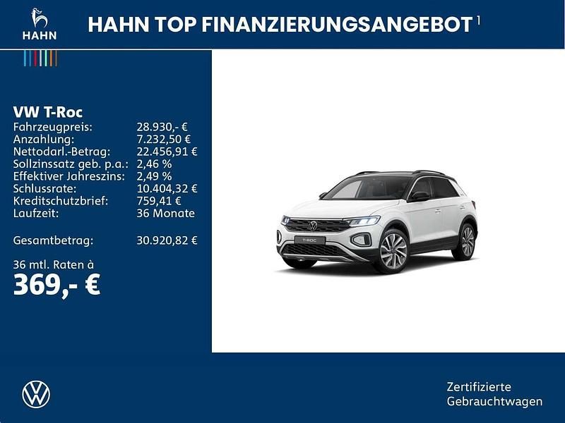 Gebraucht VW T-Roc Goal 150 PS (110 kW) 2024 Pure white SUV