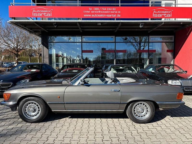 Gebraucht Mercedes SL380 204 PS (150 kW) 1984 Grau (anthrazitgrau metallic 172) Cabrio