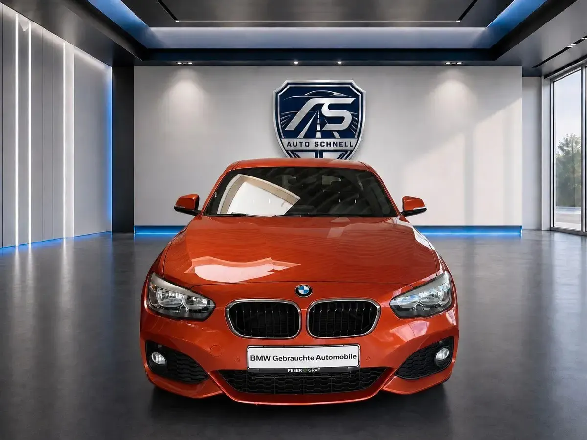Gebraucht BMW 120 M Sport 177 PS (130 kW) 2015 Orange Kleinwagen