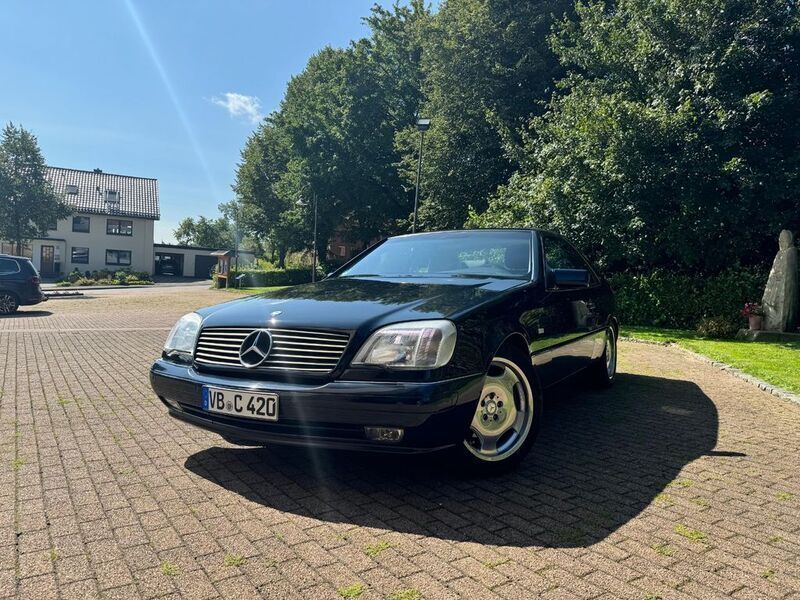 Blau Gebraucht 1998 Mercedes CL420 Coupé | 10.900 € - Bild 1/4