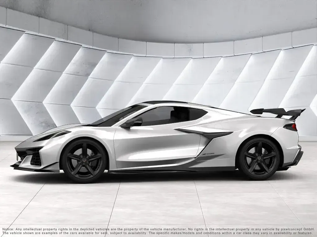 Nowe Corvette C8 643 KM (472 kW) 2025 Srebrny Kabriolet