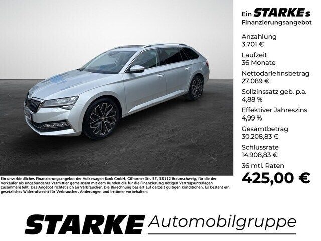 Silber Gebraucht 2022 Skoda Superb LAURIN & KLEMENT Kombi | 30.790 € (Fairer Preis) - Bild 1/4