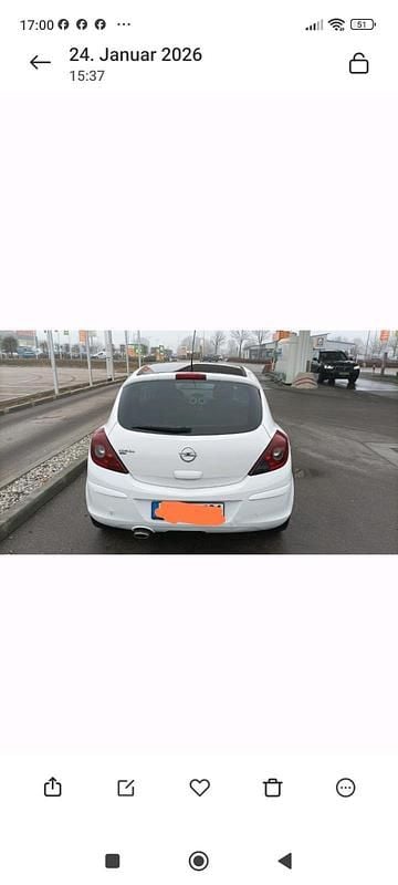 Gebraucht Opel Corsa 87 PS (63 kW) 2011 Weiß Kleinwagen