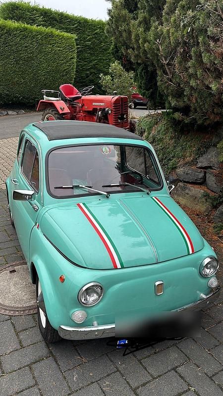 Blau Gebraucht 1972 Fiat 500 Lusso Limousine | 8.650 € - Bild 1/4