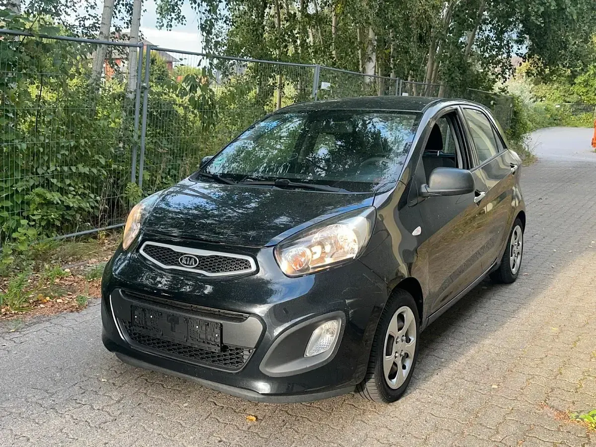 Gebraucht Kia Picanto 2012 Schwarz Kleinwagen