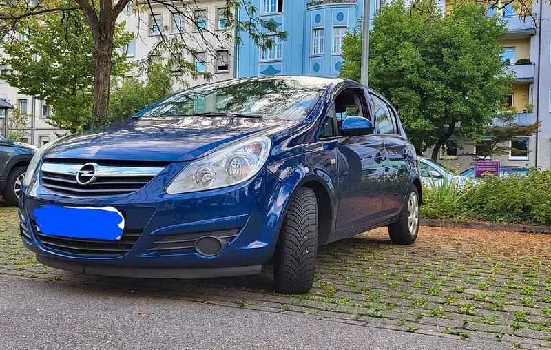 Blau Gebraucht 2009 Opel Corsa Limousine | 2.950 € (Guter Preis) - Bild 1/4