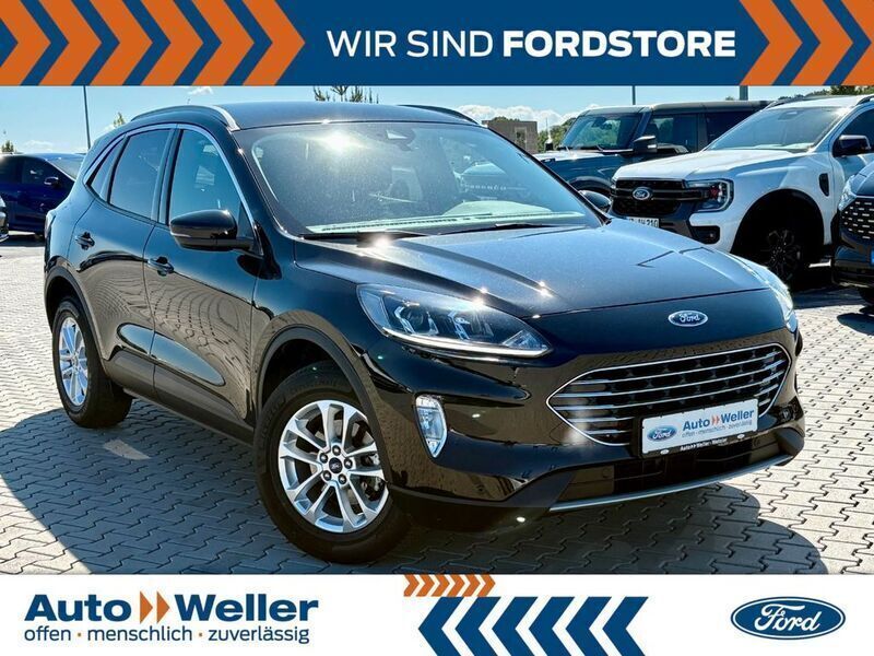 Obsidianschwarz Gebraucht 2022 Ford Kuga Titanium SUV | 25.490 € (Fairer Preis) - Bild 1/4