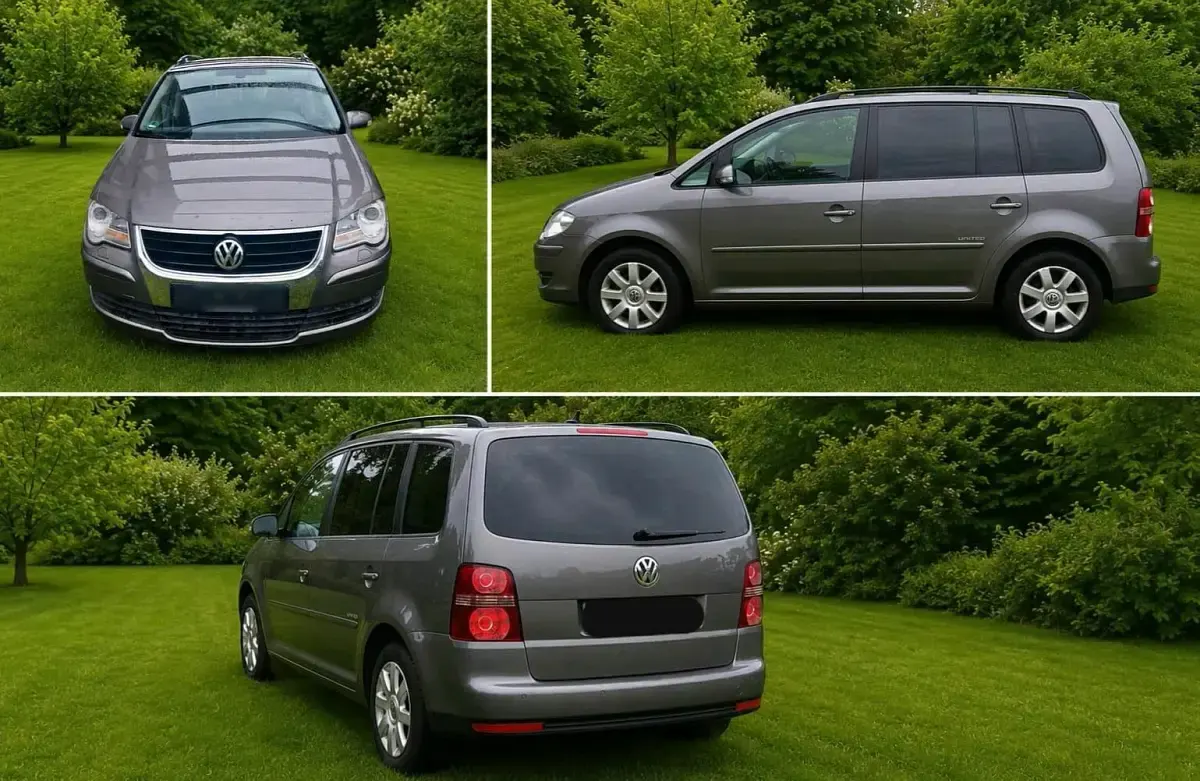 Gebraucht VW Touran 105 PS (77 kW) 2008 Grau Van / Kleinbus