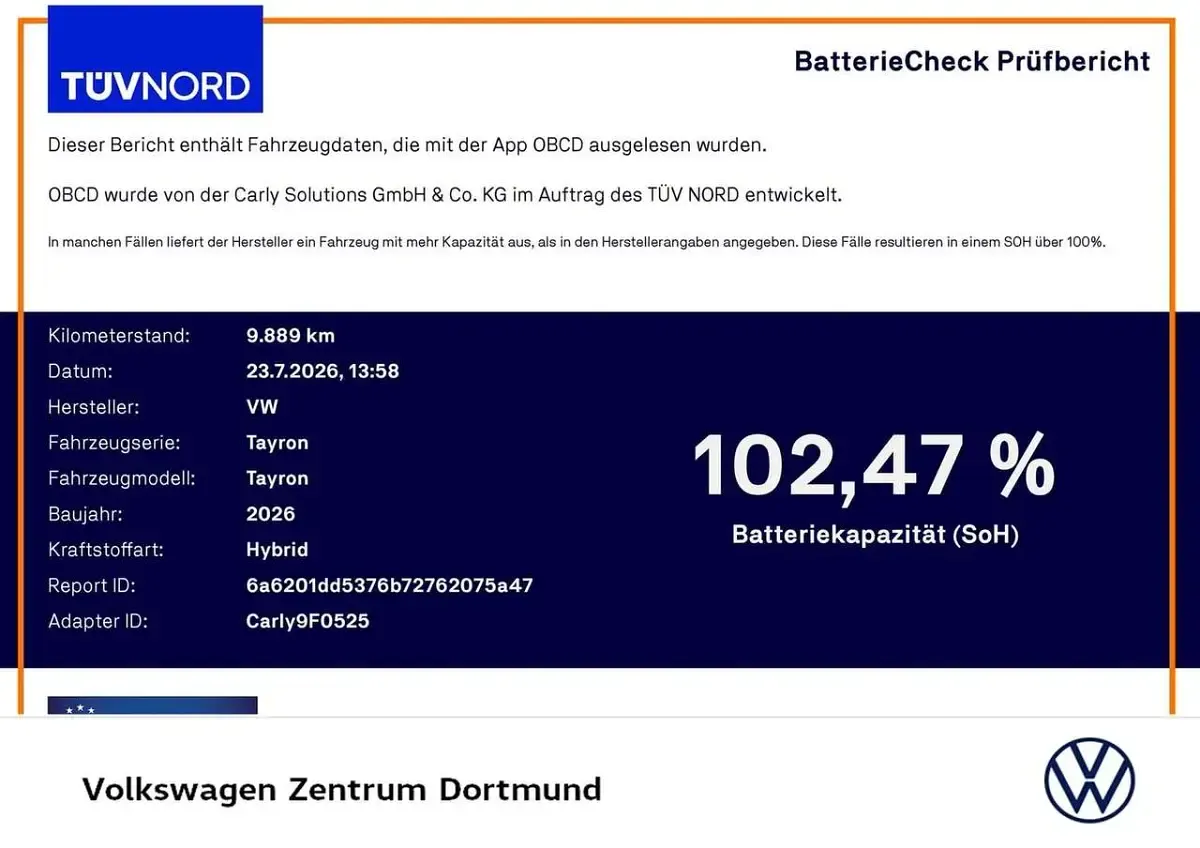Gebraucht VW Tayron Life 204 PS (150 kW) 2025 Grenadillschwarz metallic SUV