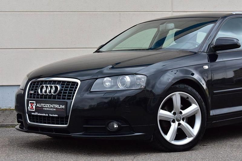 Gebraucht Audi A3 S-Line 140 PS (102 kW) 2008 Schwarz Kleinwagen