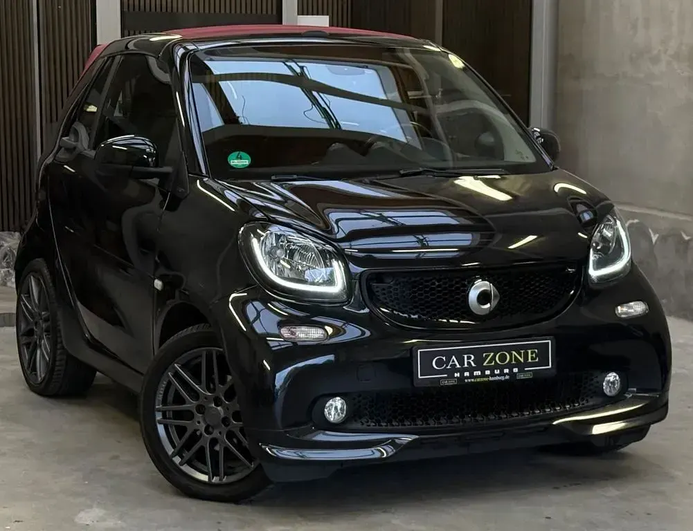 Occasion Smart ForTwo Cabrio Brabus 90 ch (66 kW) 2018 Noir Cabriolet